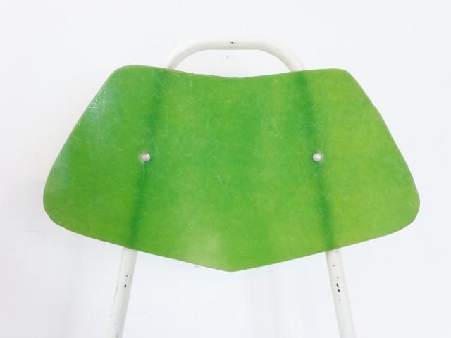 Superb Pair Of Fiberglass Chairs 1950: French Work Of The 1950s photo vintage
