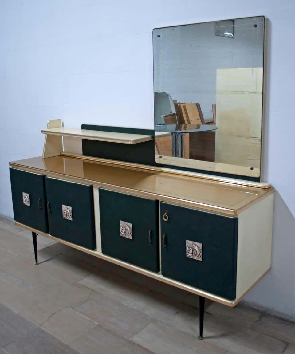 Mid Century Modern Italian Sideboard Bar, 1950s photo Furniture