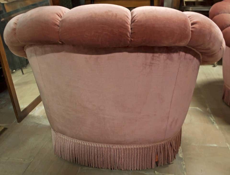 photo for sale Midcentury Venetian Baroque Fancy Velvet Sofa With Two Armchairs, 1950s
