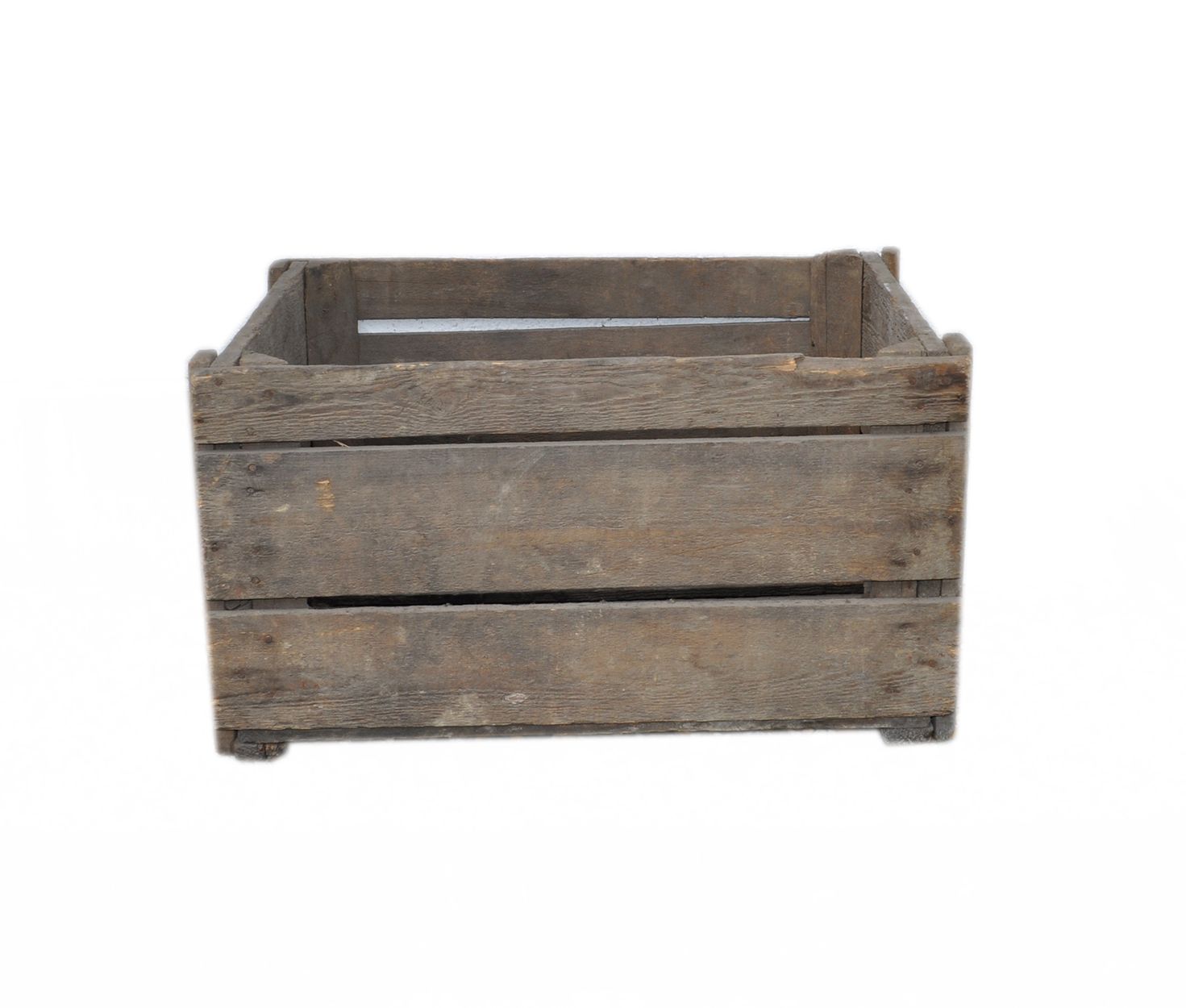 Original Farmhouse Wood Crate From Europe