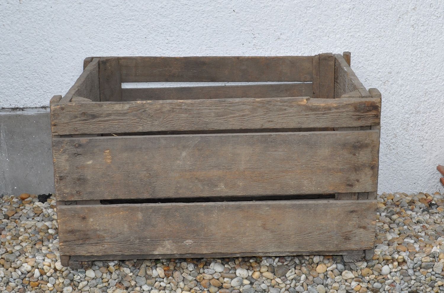 Original Farmhouse Wood Crate From Europe photo furniture