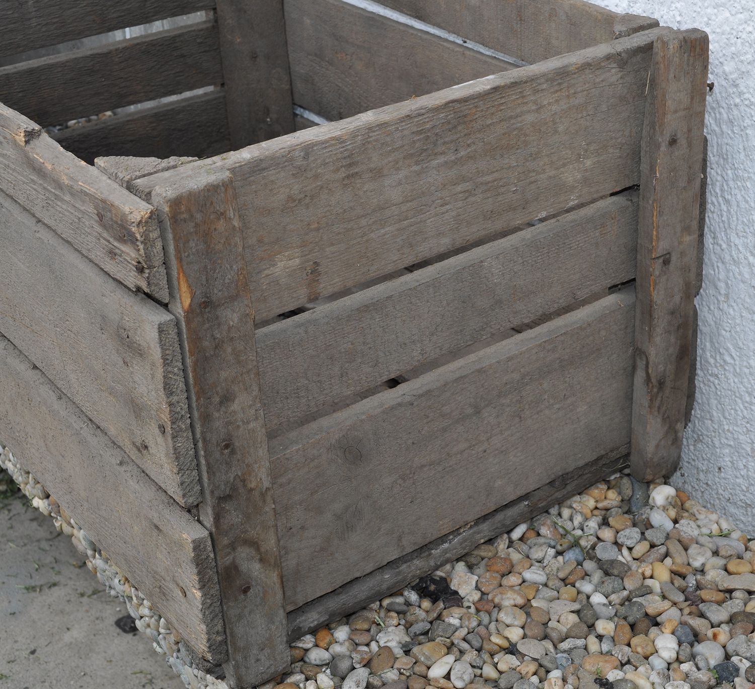 Original Farmhouse Wood Crate From Europe photo for sale