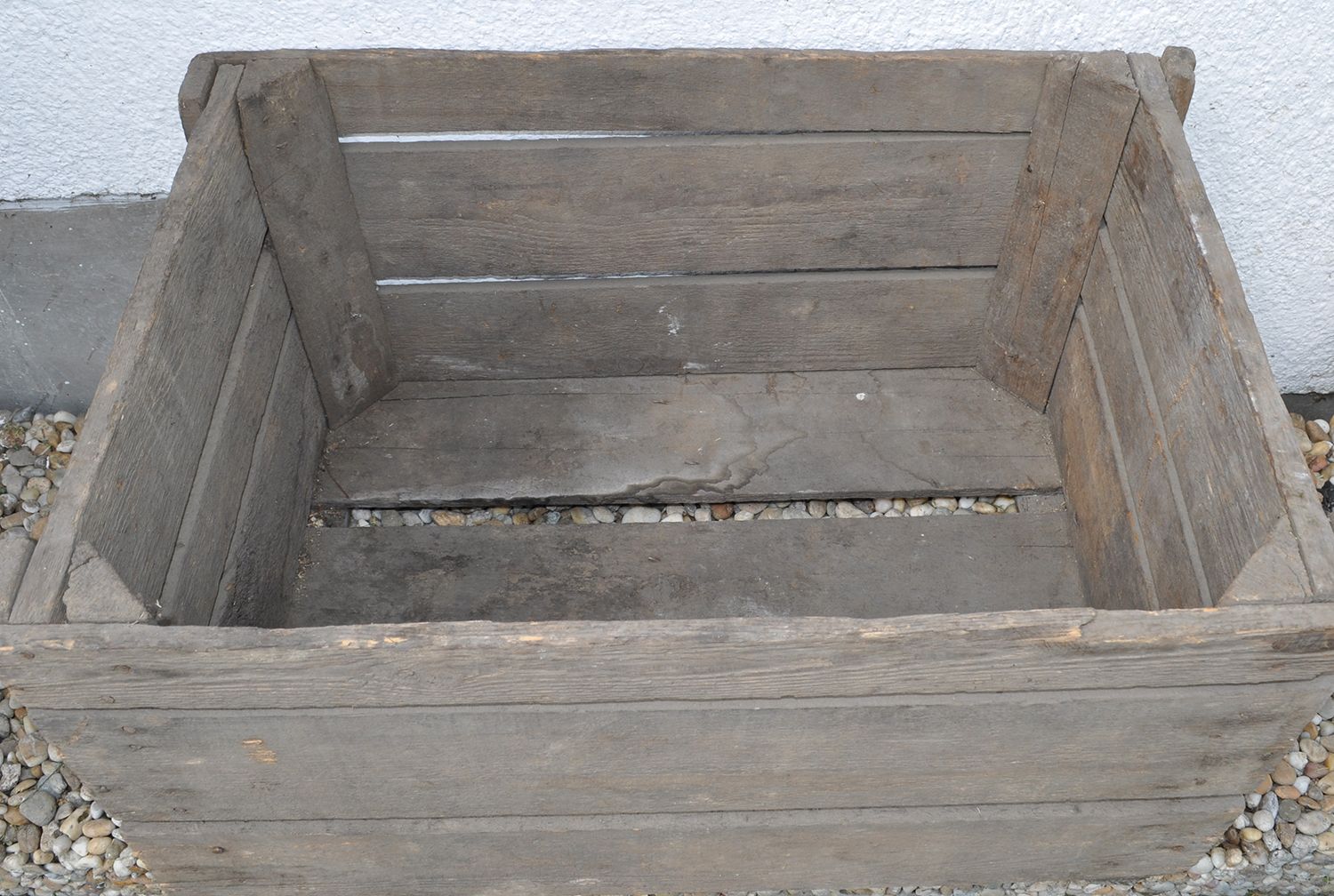 Original Farmhouse Wood Crate From Europe photo Home Decor