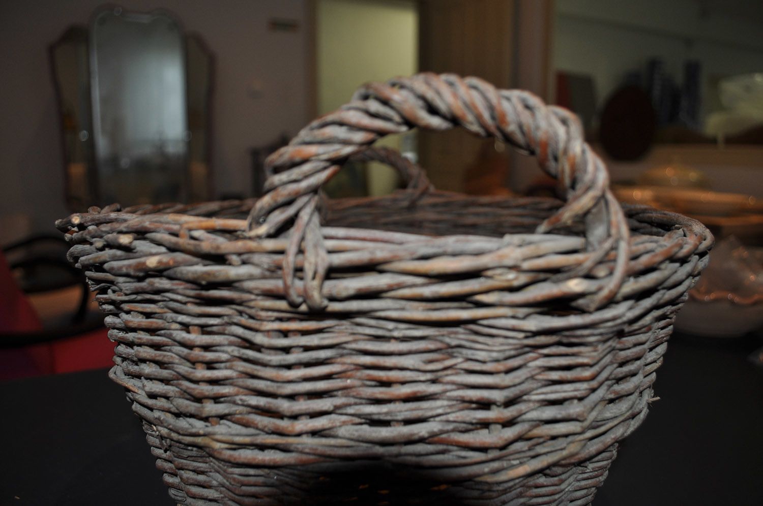 Antique Hungarian Basket photo furniture