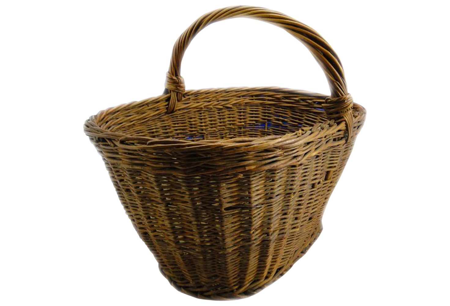 Old Hand Woven Wicker Basket