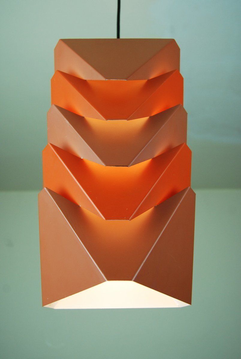 Ekko Pendant Lamp By Louis Weisdorf For Lyfa, 1970s photo vintage