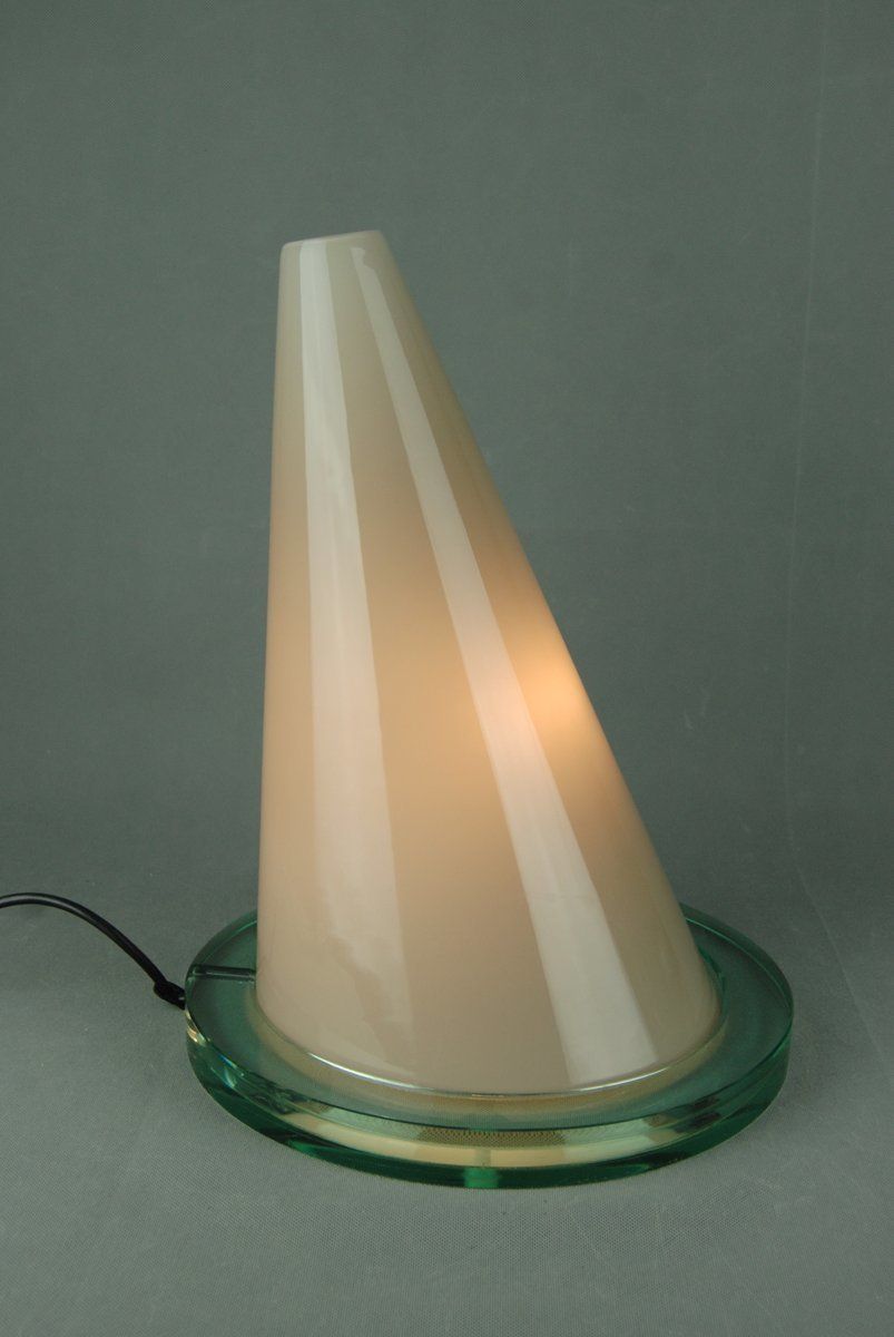 Modern Italian Glass Oz Table Lamp By Daniela Puppa & Franco Raggi For Fontana Arte, 1980s photo furniture