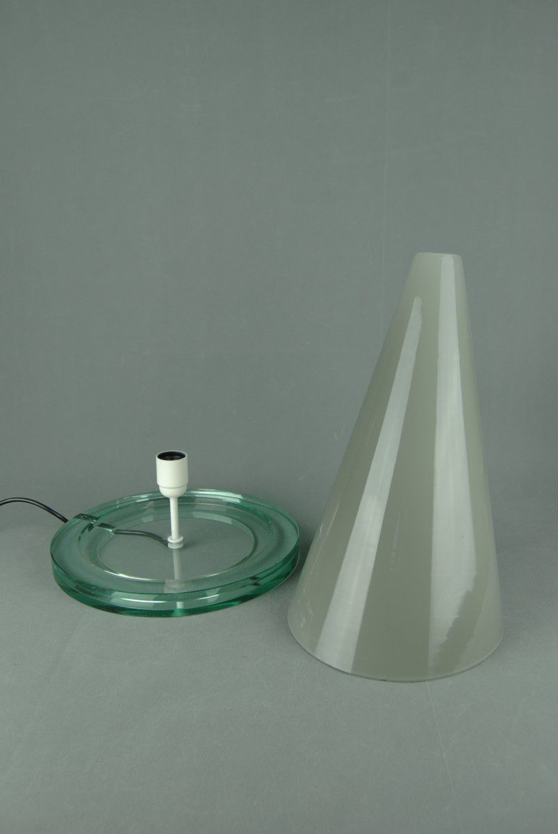 Modern Italian Glass Oz Table Lamp By Daniela Puppa & Franco Raggi For Fontana Arte, 1980s photo Lighting
