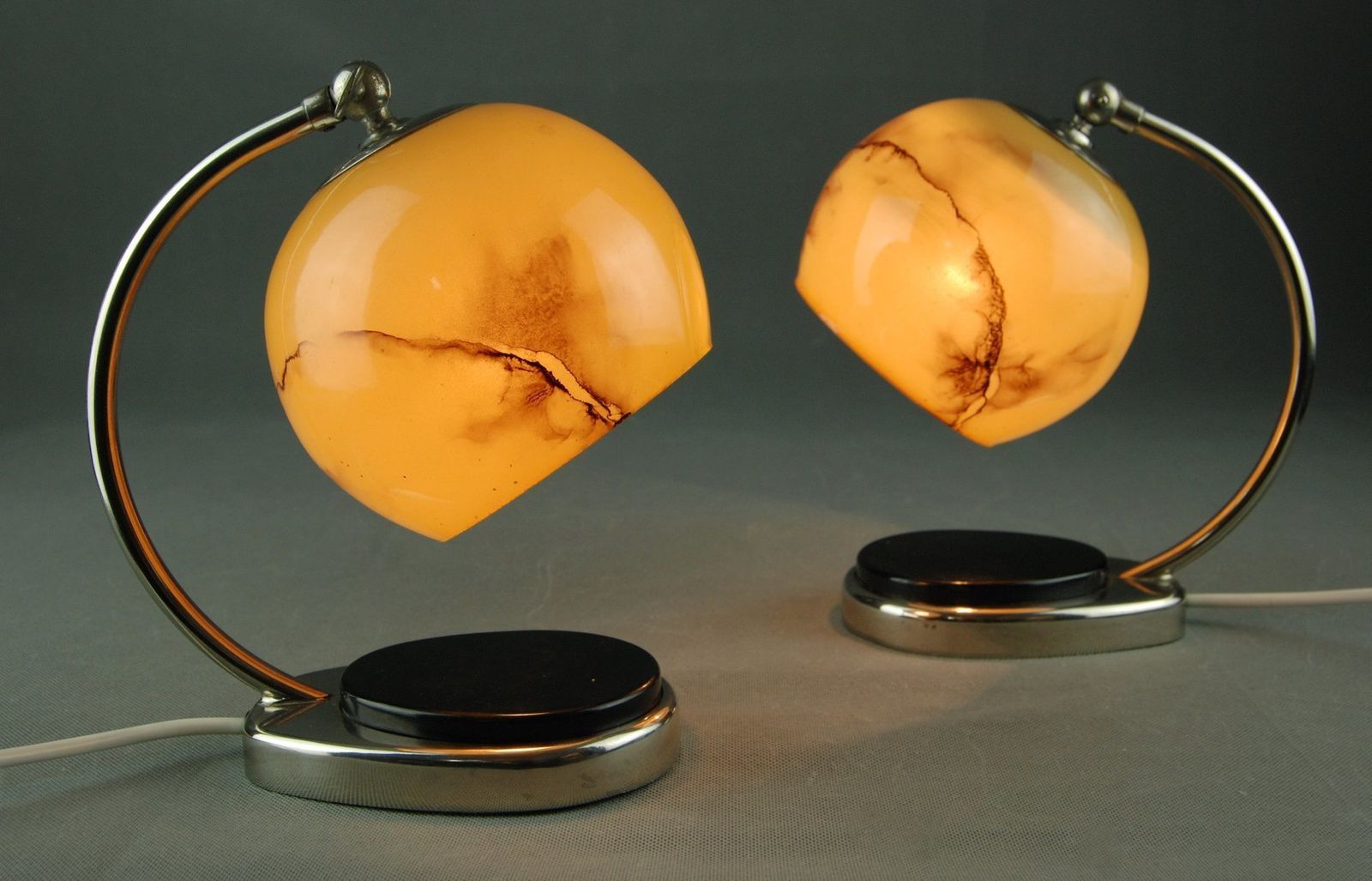 Lamps By Marianne Brandt For Gothaer Metallwarenfabrik, 1950s, Set Of 2