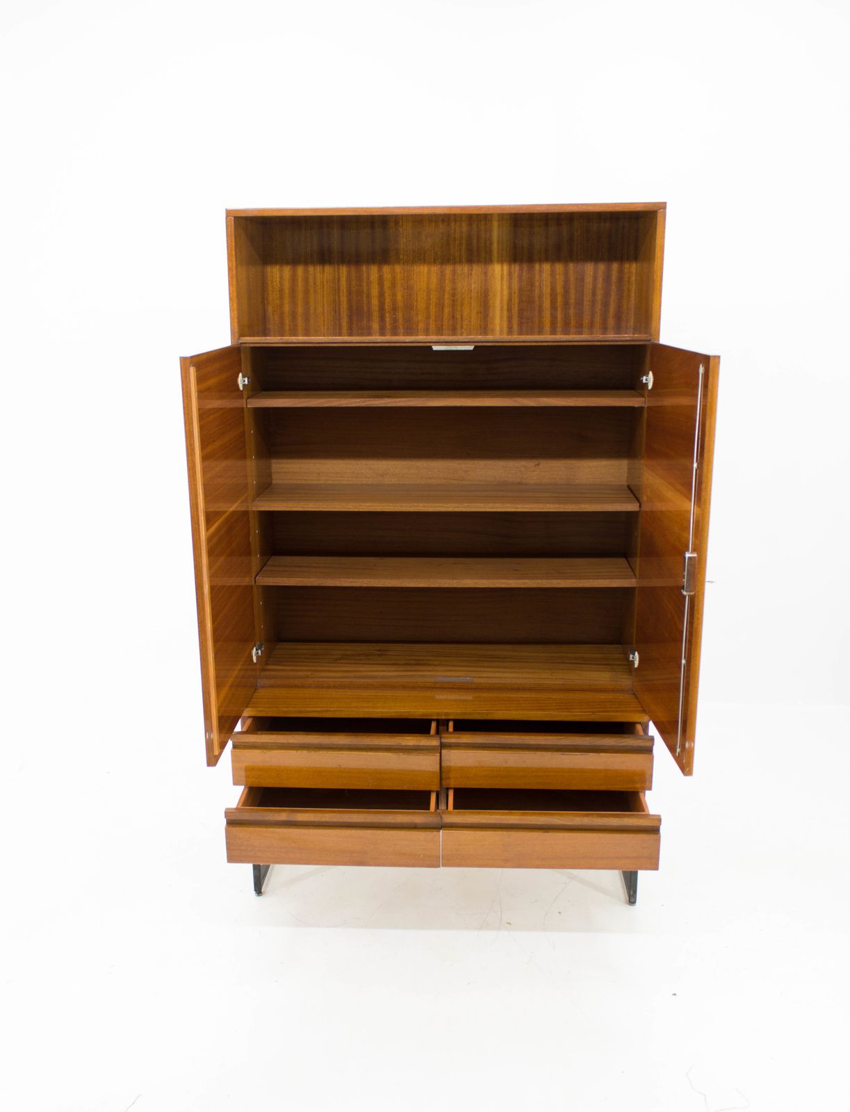 Belmondo Cabinet With Shelves And Drawers In High Gloss Finish, 1970 photo vintage