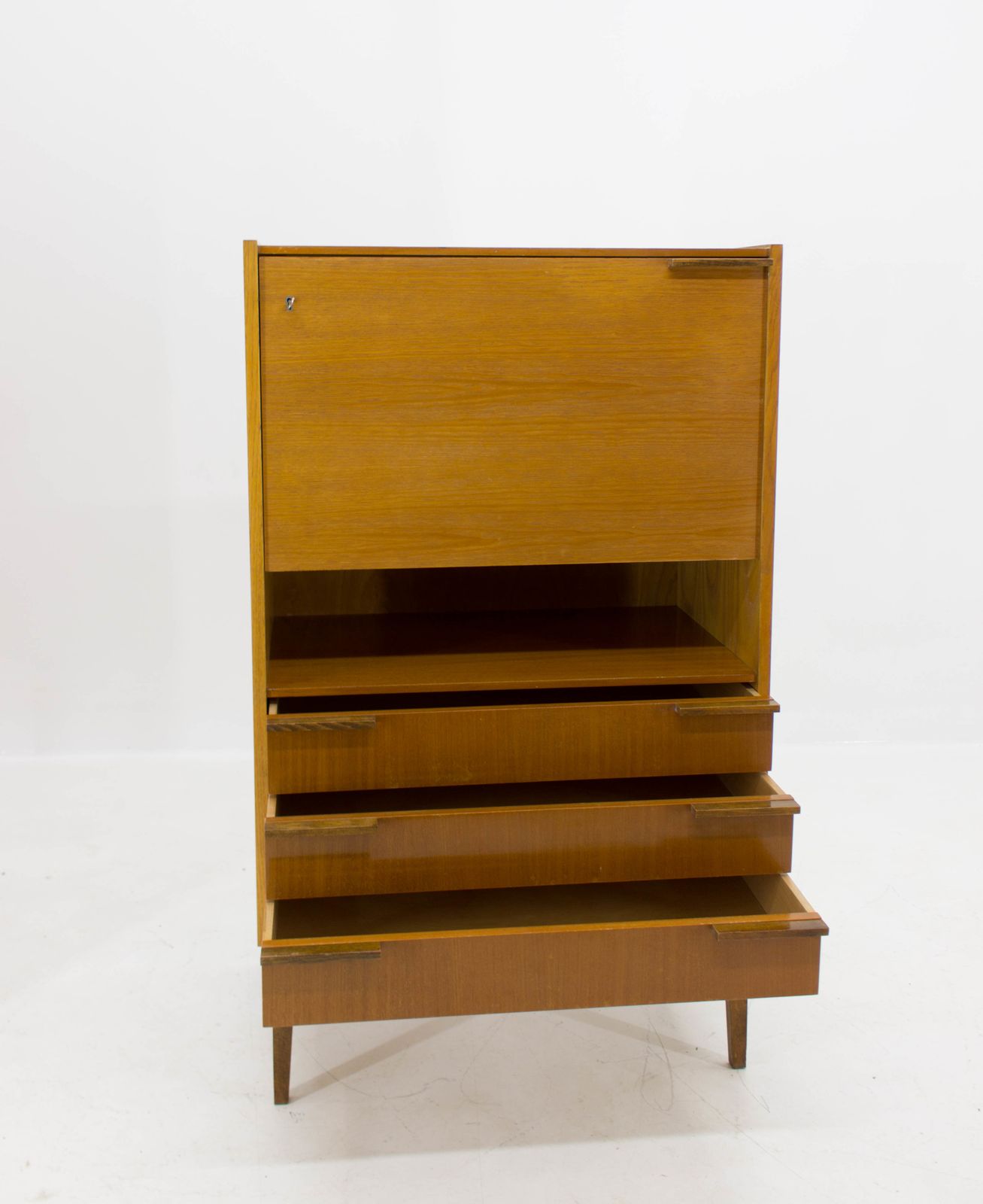 Mid Century Modern Secretaire By František Mezulánik For Up Závody, 1960s photo vinterior