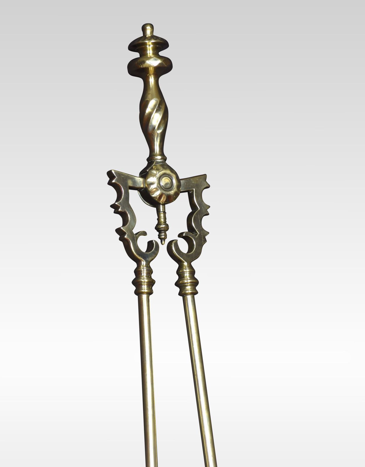 Brass Triple Companion Fire Tool Set photo 930.0