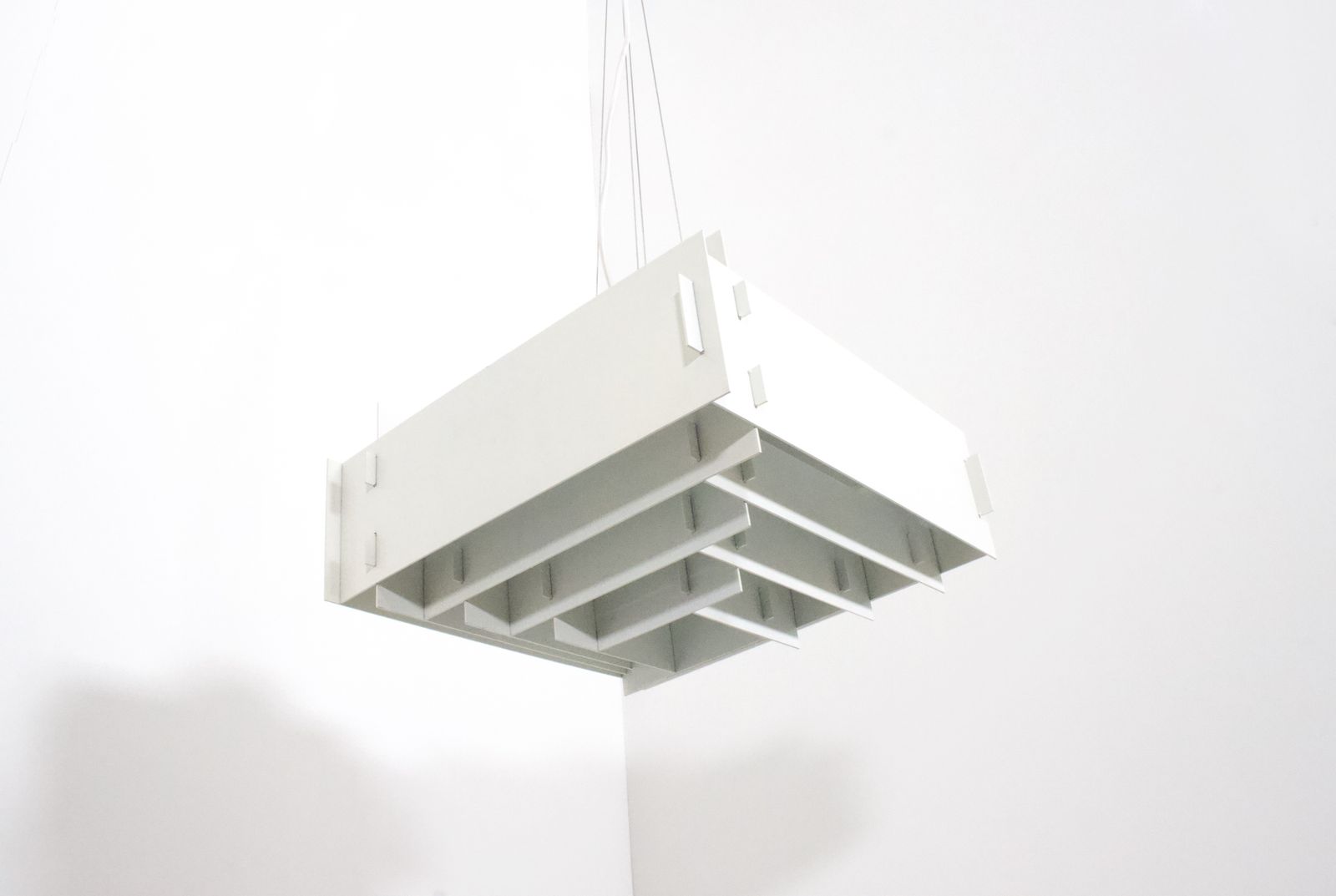 1 Of 8 Louis Poulsen ‘Pyramid’ Pendants By Jørgen Rasmussen, Denmark, 1970s