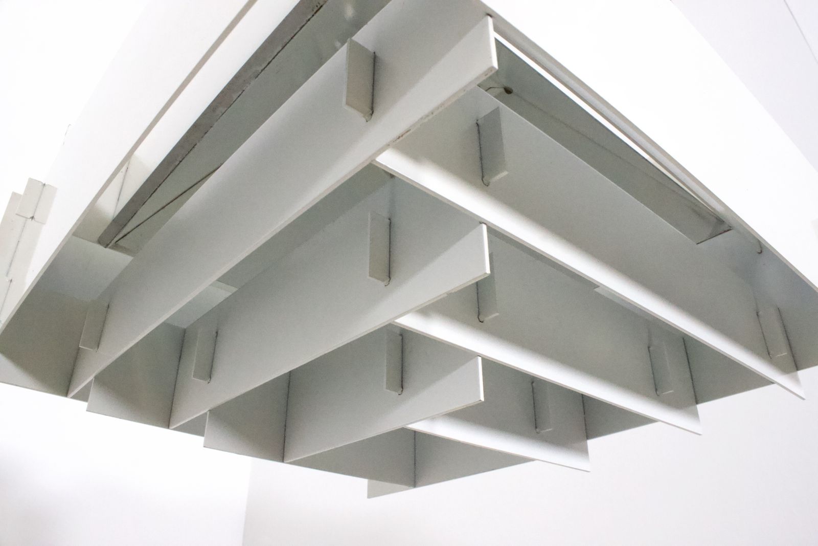 1 Of 8 Louis Poulsen ‘Pyramid’ Pendants By Jørgen Rasmussen, Denmark, 1970s photo Lighting