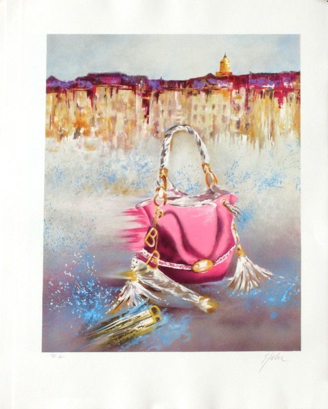 Spahn Victor   Lithography   Saint Tropez Bb Bag
