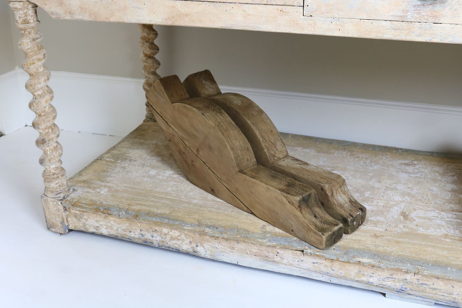 Architectural Pine Roof Corbels Or Brackets photo for sale