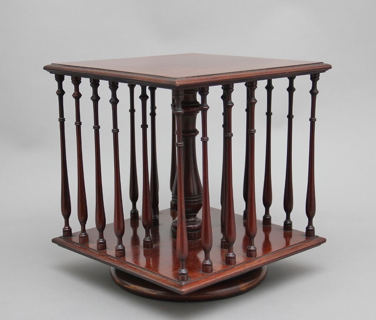 19th Century Mahogany Revolving Bookstand