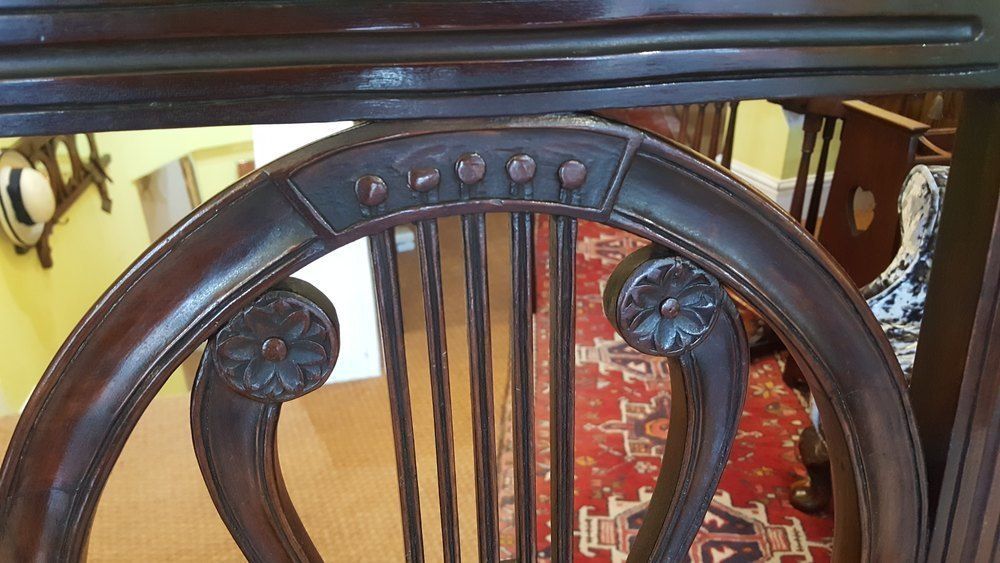 Set Of Four Regency Mahogany Chairs photo Furniture