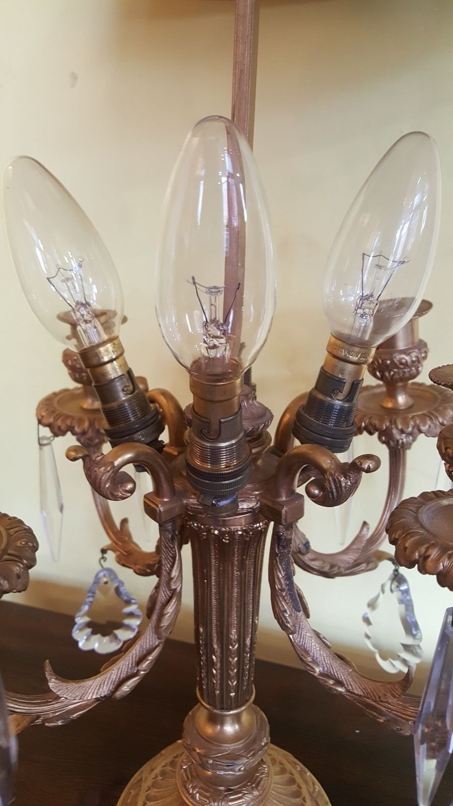 Early 20th C French Ormalu Four Branch Candelabrum photo for sale
