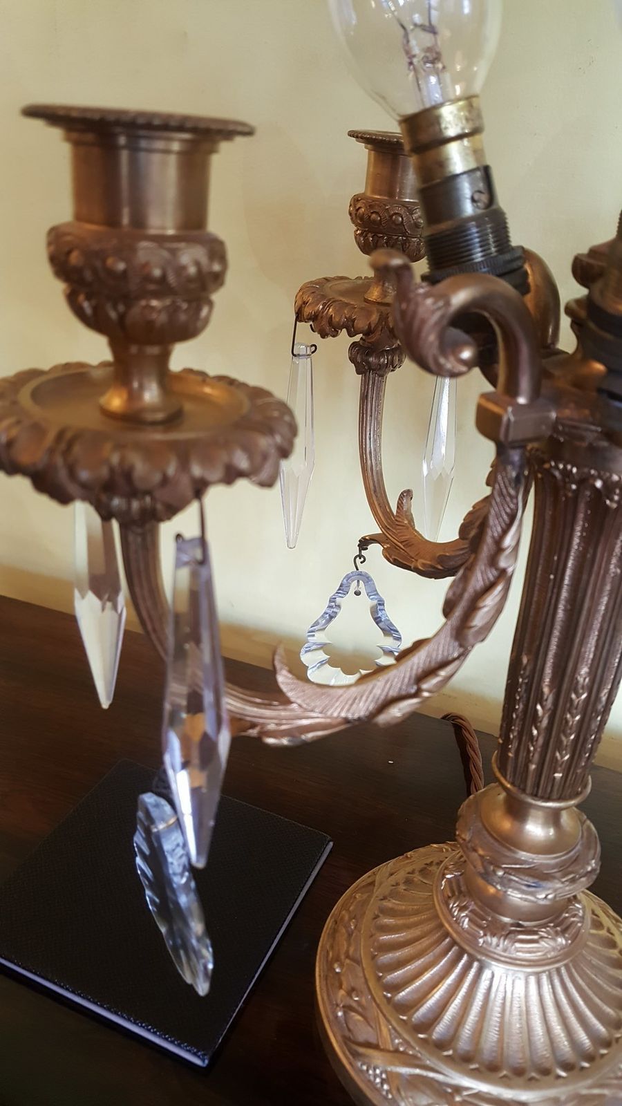Early 20th C French Ormalu Four Branch Candelabrum photo vinterior