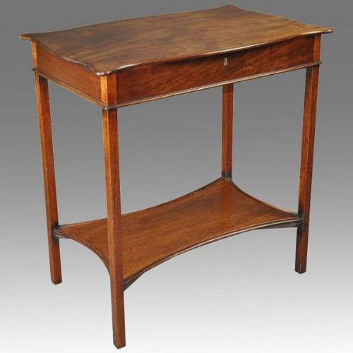 George III Period Mahogany Dressing Table photo for sale