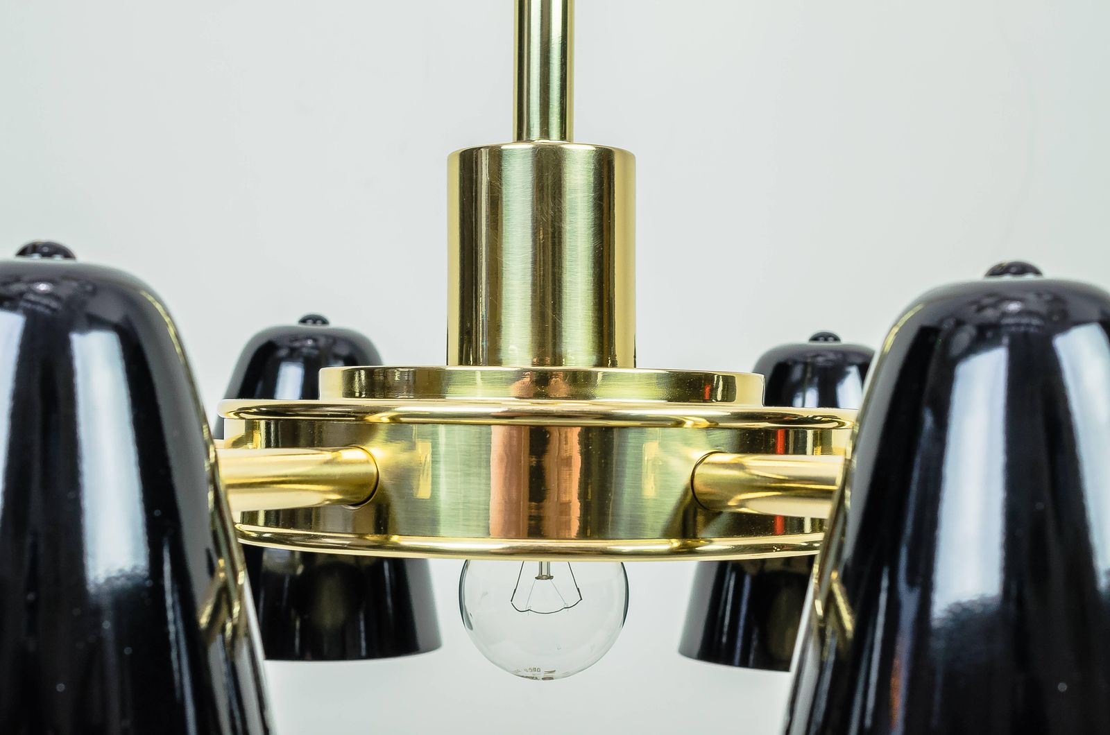 Chandelier Circa 1950s Attributed To Stilnovo photo vintage