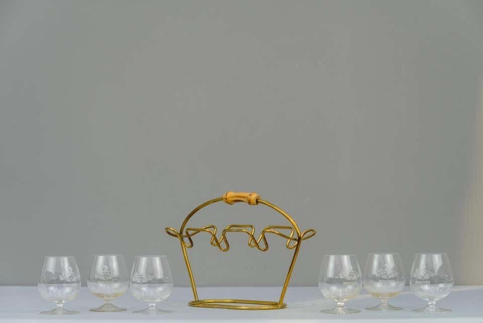 Wine Glass Holder, Circa 1950s photo vinterior