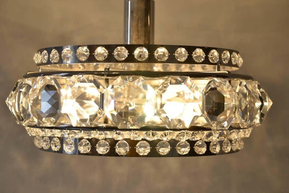 Amazing Viennese Crystal Chandelier By Bakalowits & Sohne, Austria, 1960s photo for sale