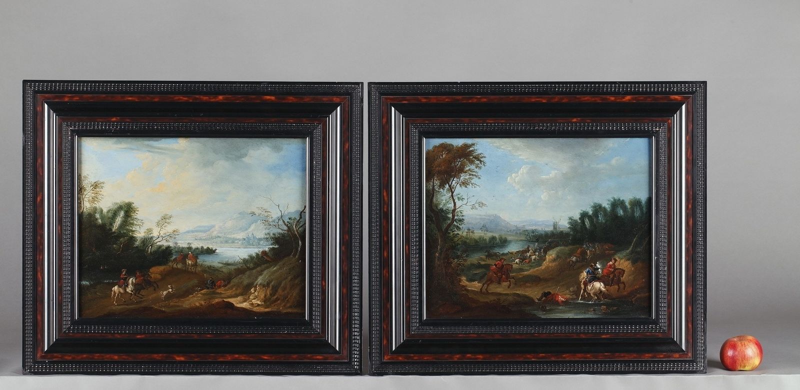 Two Landscapes Attributed To Elias Martin