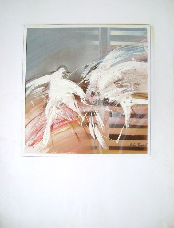 Andreu Fresquet   Original Gouache   Tennis Players
