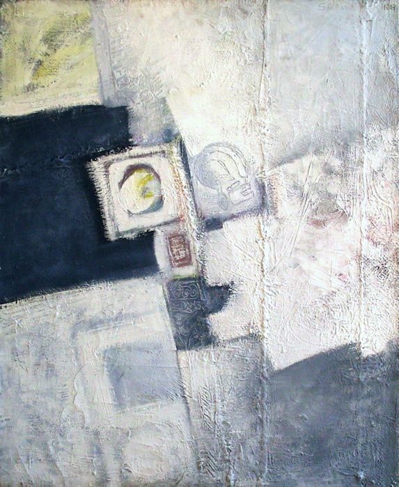 Salevor Alain   Oil On Cardboard   Homage To Nelson Mandela
