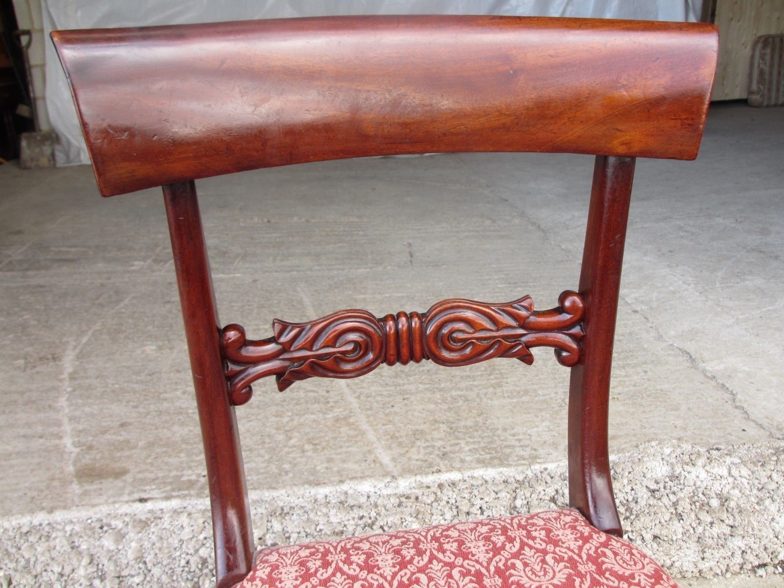 Set Of Four Victorian Mahogany Bar Back Dining Chairs photo 702.0