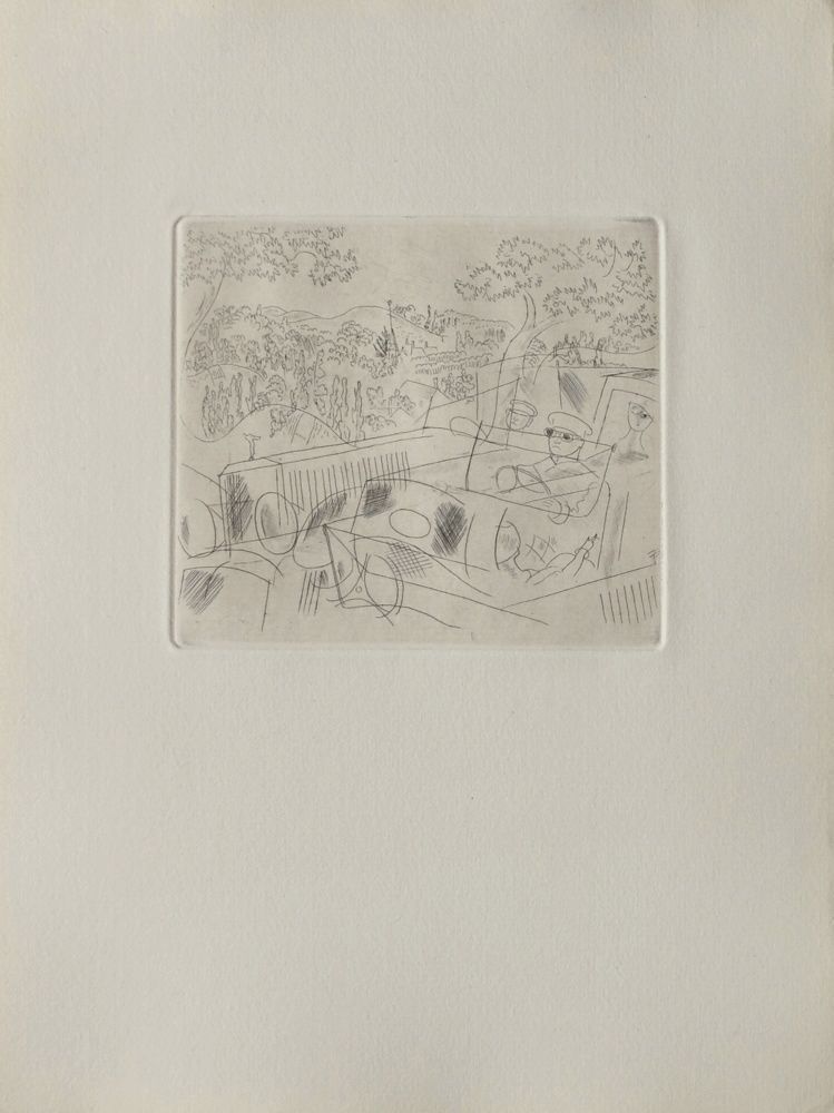 Chas Laborde Etching Illustration For Juliette Au Pays Des Hommes By Giraudoux 05
