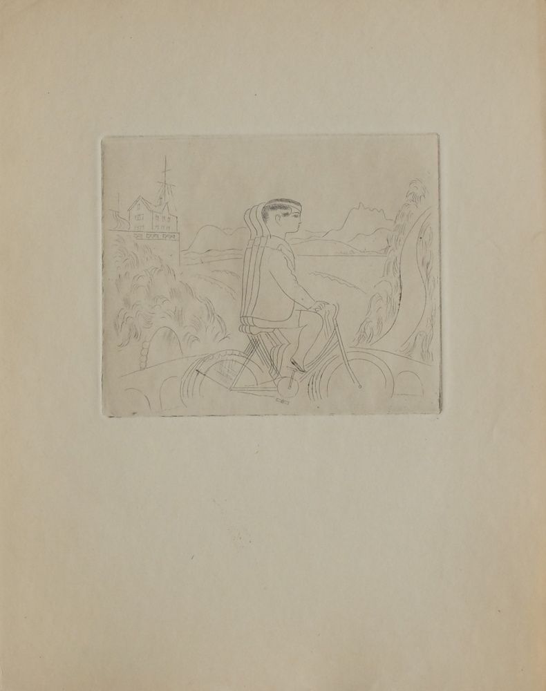 Chas Laborde Etching Illustration For Juliette Au Pays Des Hommes By Giraudoux 16
