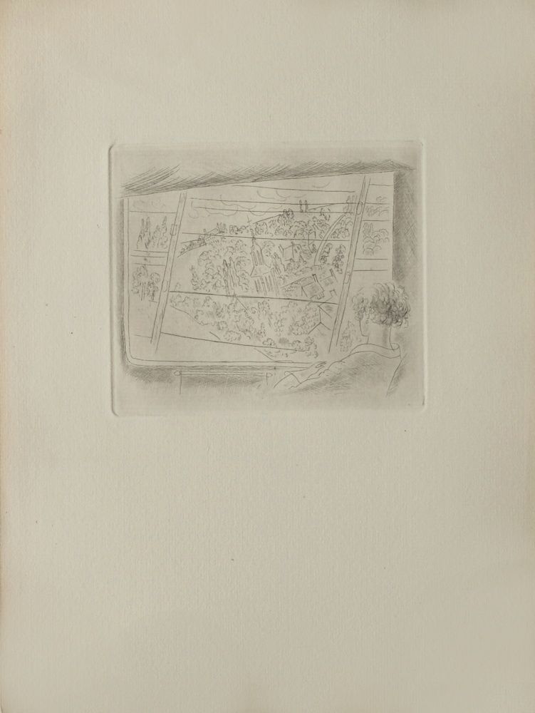 Chas Laborde Etching Illustration For Juliette Au Pays Des Hommes By Giraudoux 18
