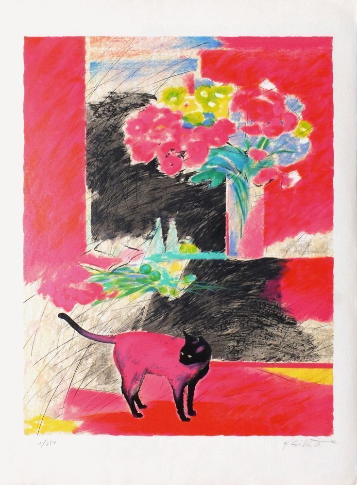 Imamura Akio Japanese  Lithograph One Day