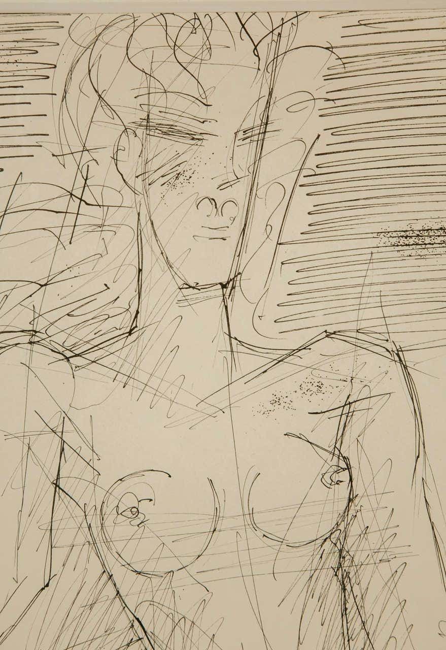 Marcel Gromaire (1892 1971), Female Nude photo furniture