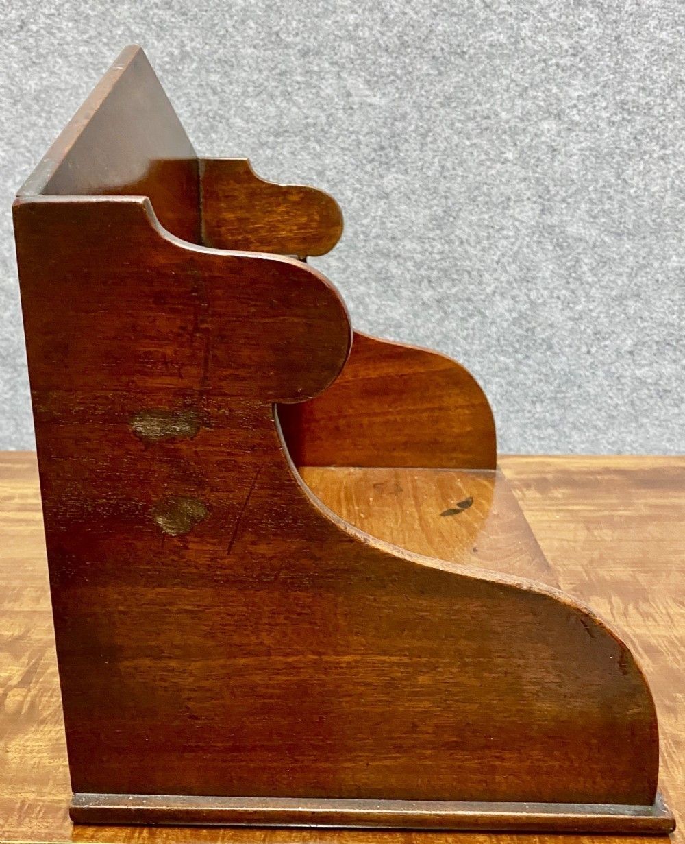 Antique Mahogany Desk Tidy Bookshelf photo for sale