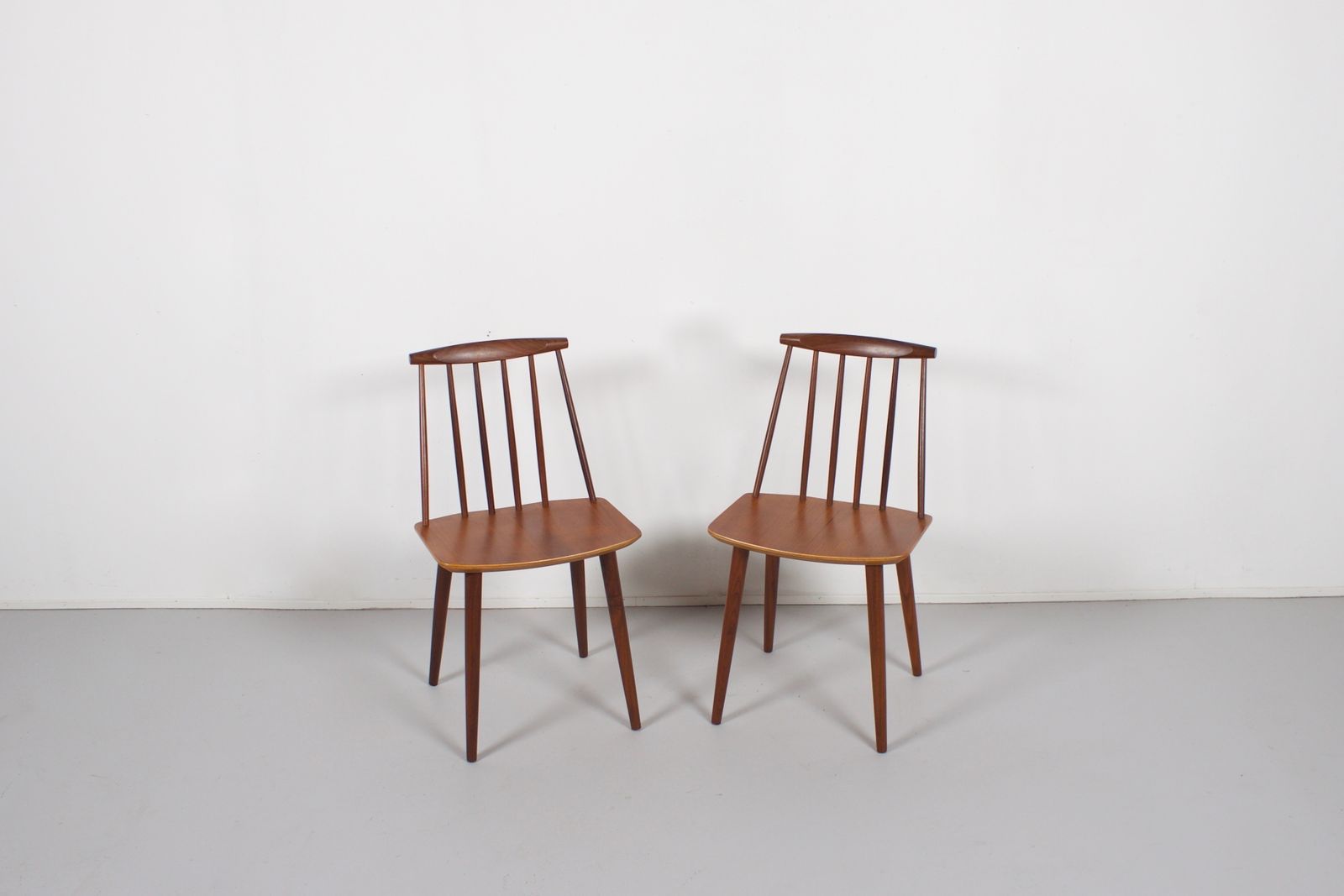 Pair Of Teak Folke Palsson J77 Chairs For Fdb Møbelfabrik photo Furniture
