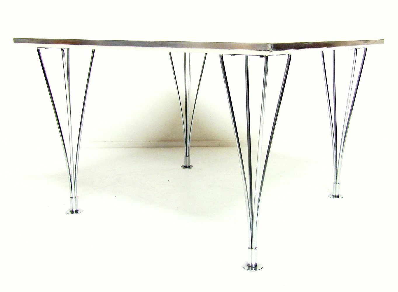 Square Coffee Table By Piet Hein & Bruno Mathsson For Fritz Hansen In Rosewood And Steel photo buy