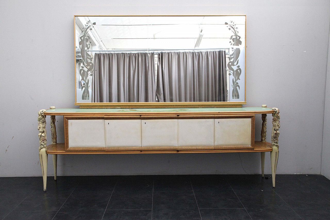 Italian Sideboard From La Permanente Mobili Cantù, 1940s photo vintage