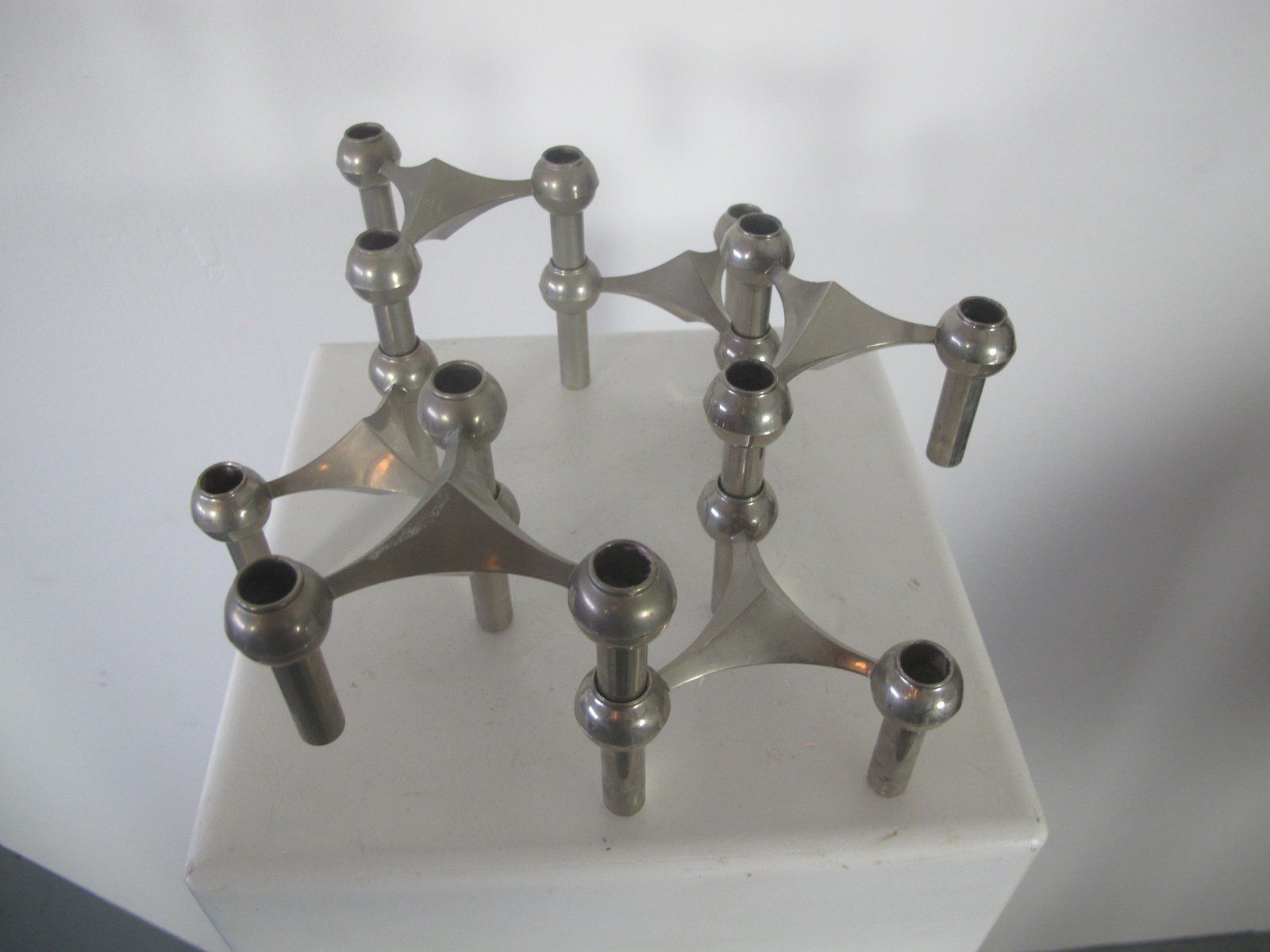 Space Age Sculptural Candle Holders From Nagel, Set Of 6 photo furniture