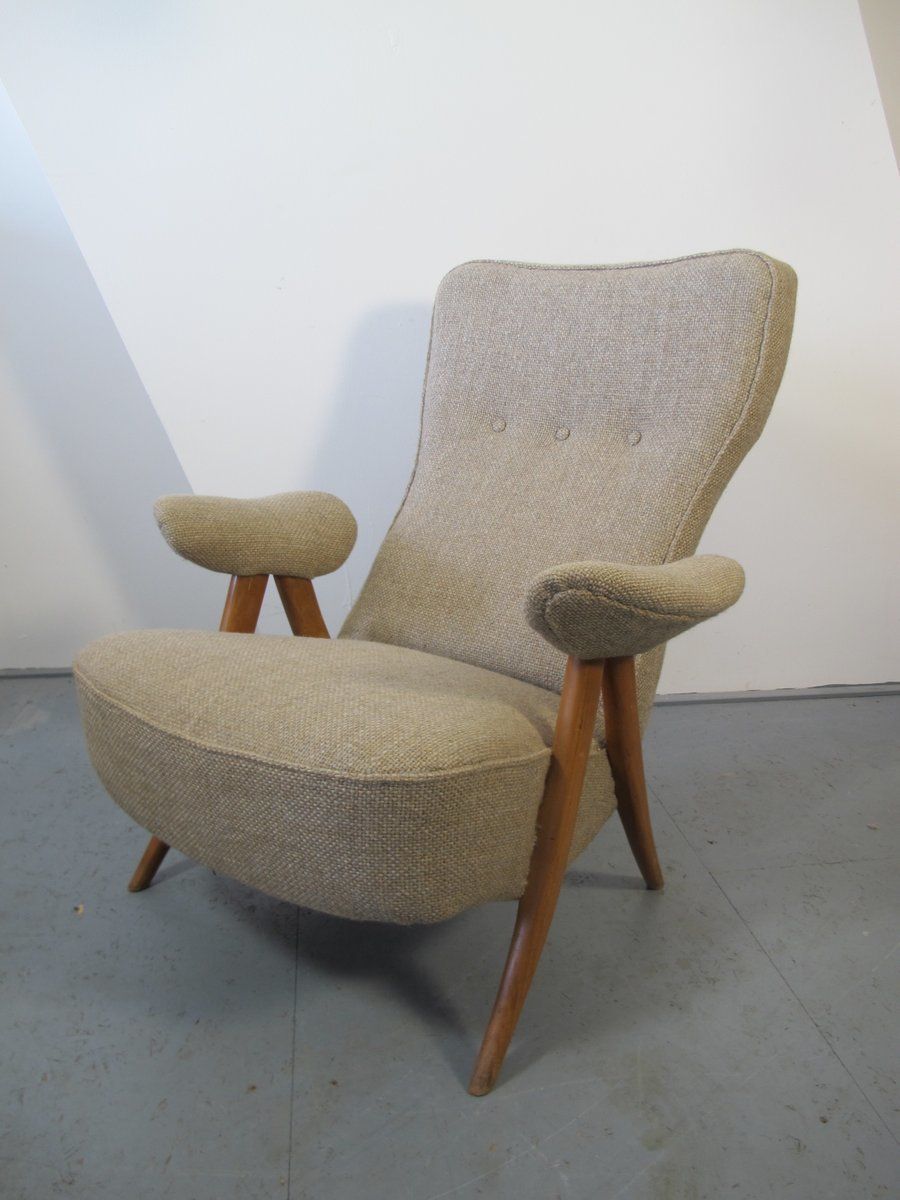 Mid Century Lounge Chairs By Theo Ruth For Artifort, 1950s, Set Of 2