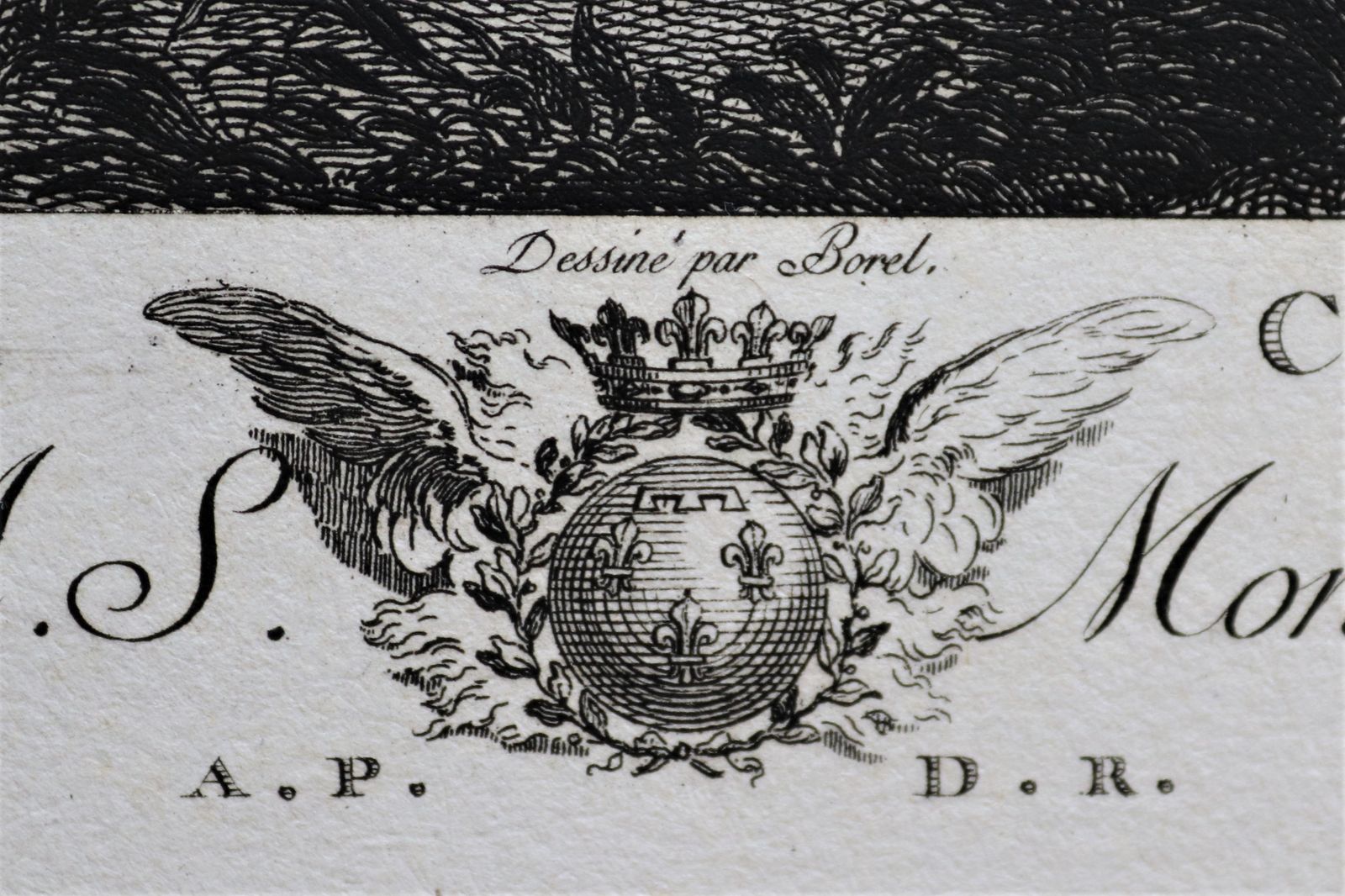 Engraving   "Milon Le Crotoniate" From The Gallery Of S.A.S. Monseigneur Duke Of Orleans, Venetian School photo vintage