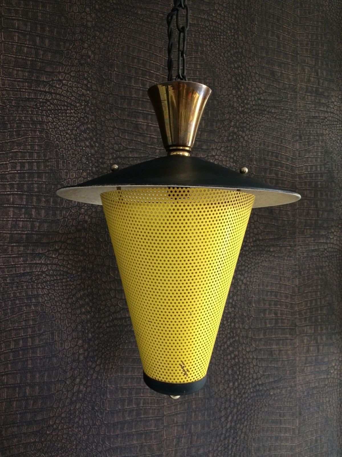 Mathieu Mategot Jaren 1950 Franse Design Lantaarn Hanglamp photo furniture