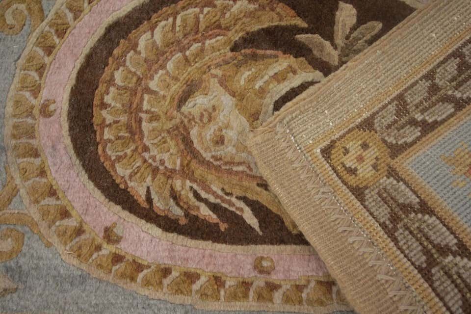 photo furniture Handmade Carpet, Area Mat Farmhouse Decor Door Mat, Elegant Savonnerie French Style Carpet Rug