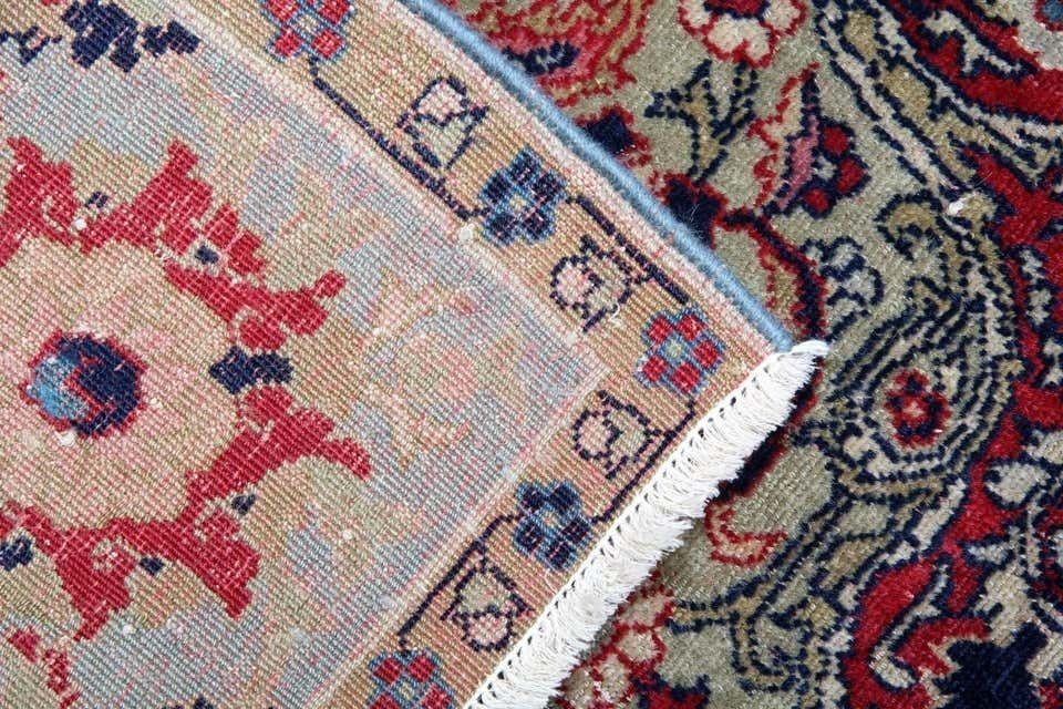 Handmade Carpet Antique Rugs, Agra Indian Rug, Luxury Red Rugs For Sale photo for sale