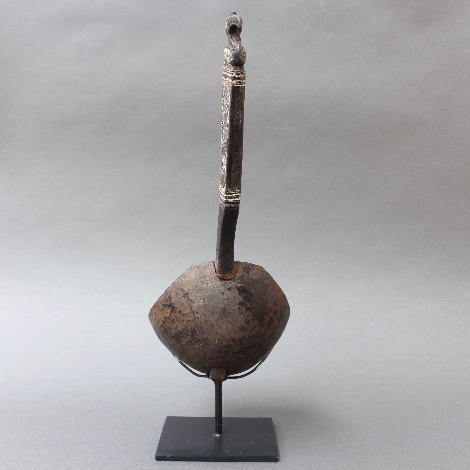 Ritual Ladle Of Wood And Coconut Shell From Timor Island, Indonesia (Circa 1950s) photo vinterior