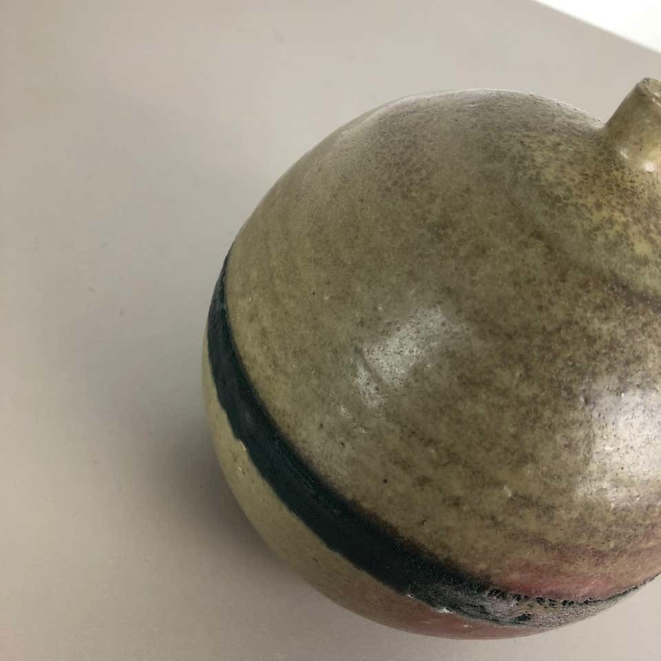 Original 1960 Ceramic Studio Pottery Vase By Piet Knepper For Mobach Netherlands photo vintage
