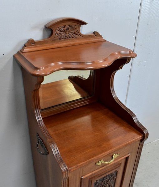 Coal Reserve Cabinet, English, Solid Mahogany   Late 19th Century photo 1545.0